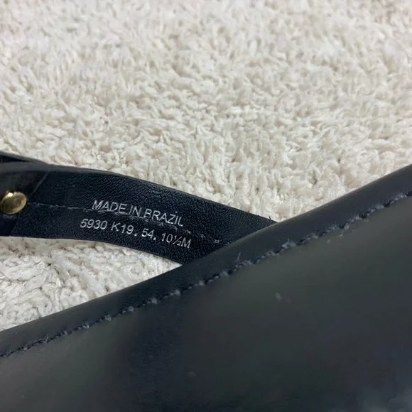 Tory Burch Black Leather Sandals - Picture 10 of 10